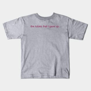 Maroon Kids T-Shirt